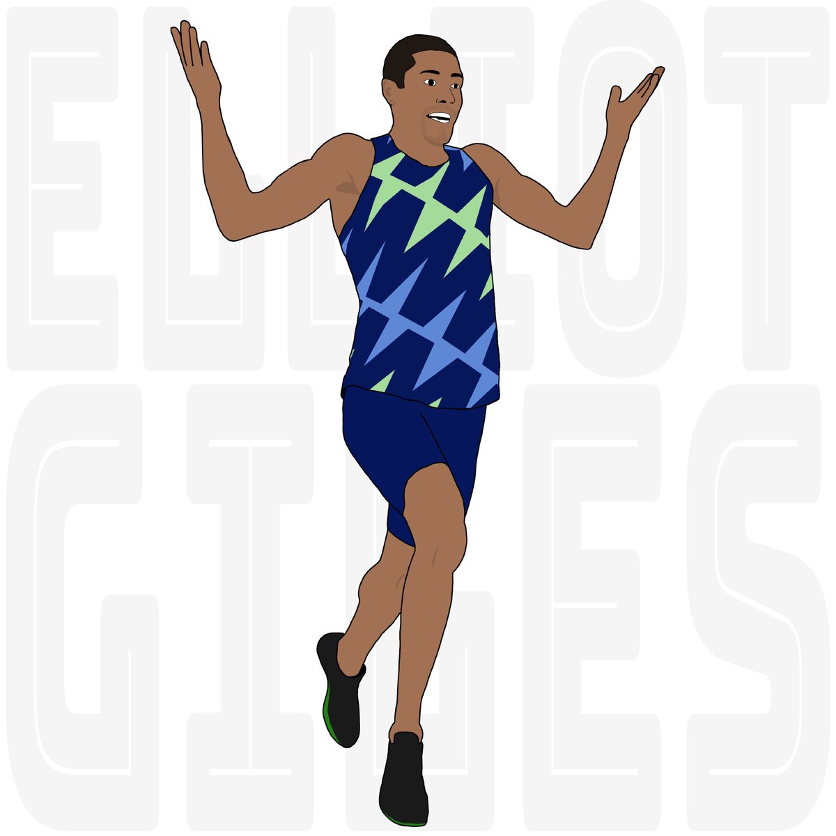 Elliot Giles has just run the second fastest indoor 800m of all time in Toruń! Leading from gun to tape, his winning time of 1:43.63 is over a second faster than his outdoor PB! Wilson Kipketer’s World Record stands as 1:42.67 - Giles becoming the only athlete within one second!