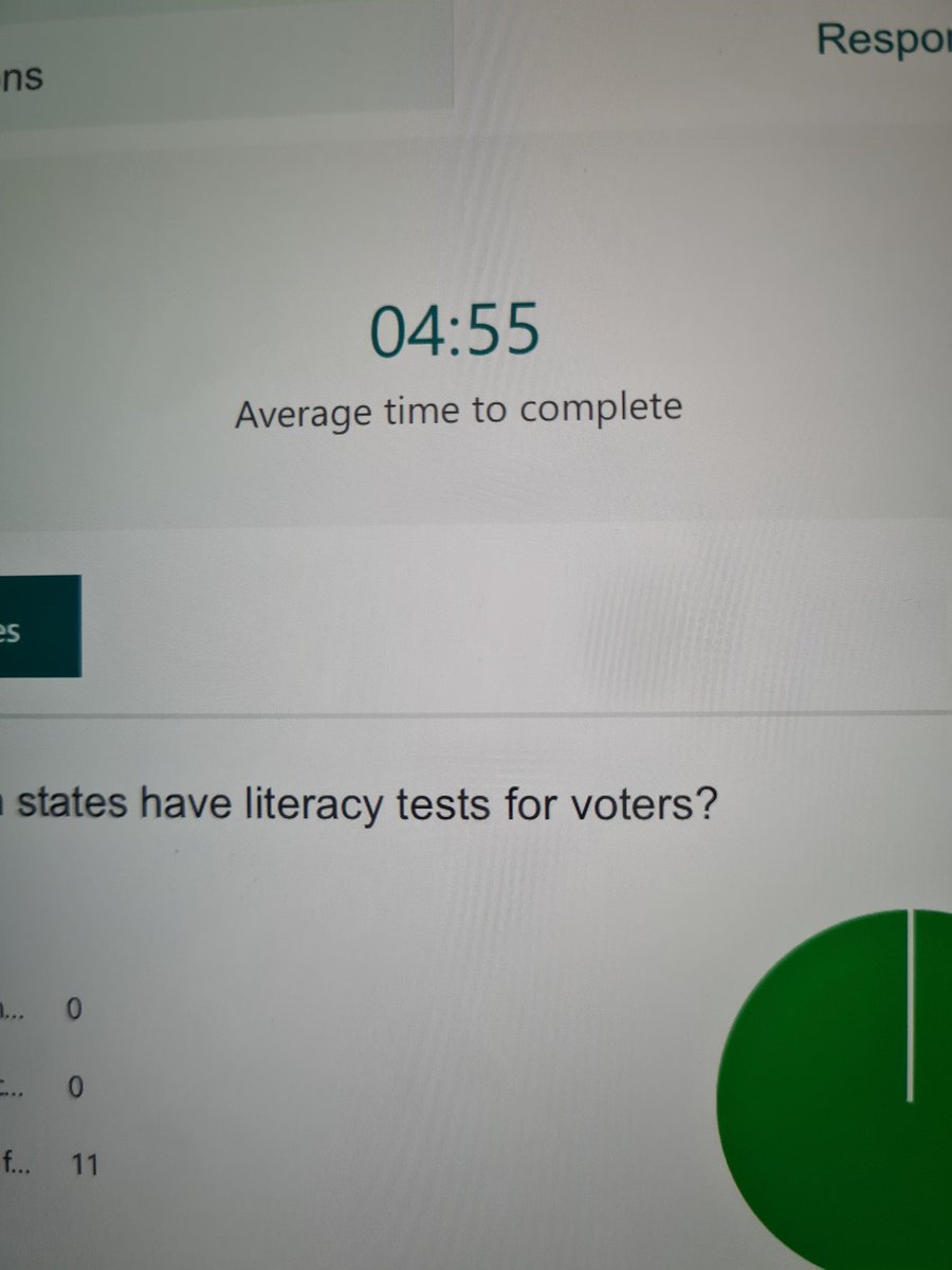 WhytockMrs's tweet photo. @Humanities_KSS @DigitalKss 
Using a quick form quiz as a starter with s2 this morning.  It is a really good way of quickly gaging if the pupils have understood/retained knowledge.  2Tiree2 are paying attention - well done! https://t.co/8JiJ9k7Cet