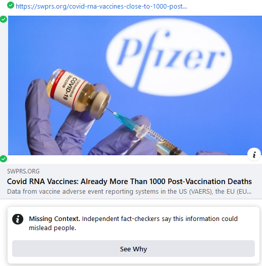 Anti-vax content from a reasonably well-known disinfo source, straight through 