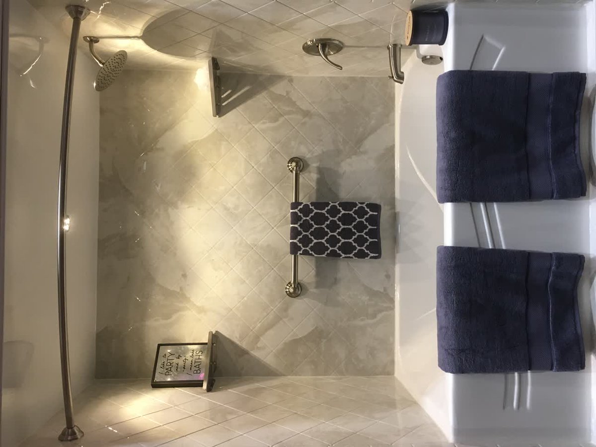 addarios's tweet photo. Mmmm look at that subtle checkerboard design on the back  👀
.
All this and more, at our bathroom remodel exhibit in the North Shore Mall! https://t.co/r1AWVa4veN