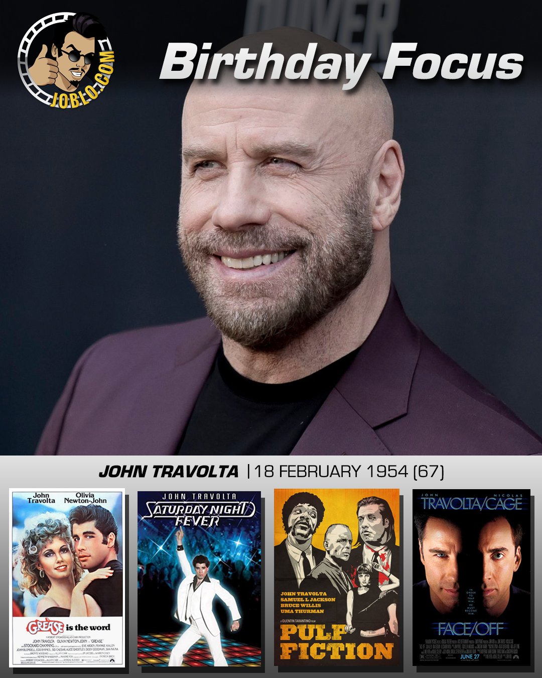 Wishing John Travolta a very happy 67th birthday! 