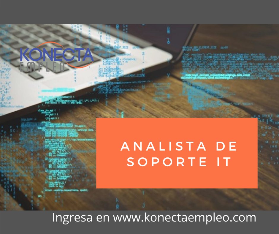 KonectaSol's tweet photo. Empresa: Unión de Exportadores, S.A. de C.V. busca persona para ocupar el puesto de Analista de Soporte IT. Aplica a la plaza en el siguiente enlace: https://t.co/VRQsS3v7Zv   #trabajosv #konectaempleo #empleosv https://t.co/q8XBgBoQc9