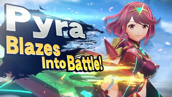 Pyra & Mythra announced for Super Smash Bros. Ultimate. You can switch between the two mid-battle.  #NintendoDirect