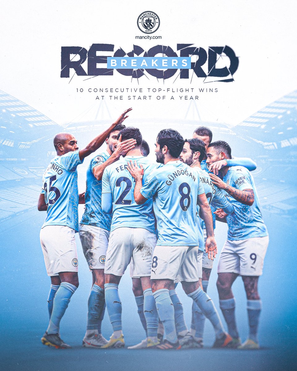 ManCity's tweet photo. 𝗥𝗘𝗖𝗢𝗥𝗗 𝗕𝗥𝗘𝗔𝗞𝗘𝗥𝗦 https://t.co/y9il9ZG81u