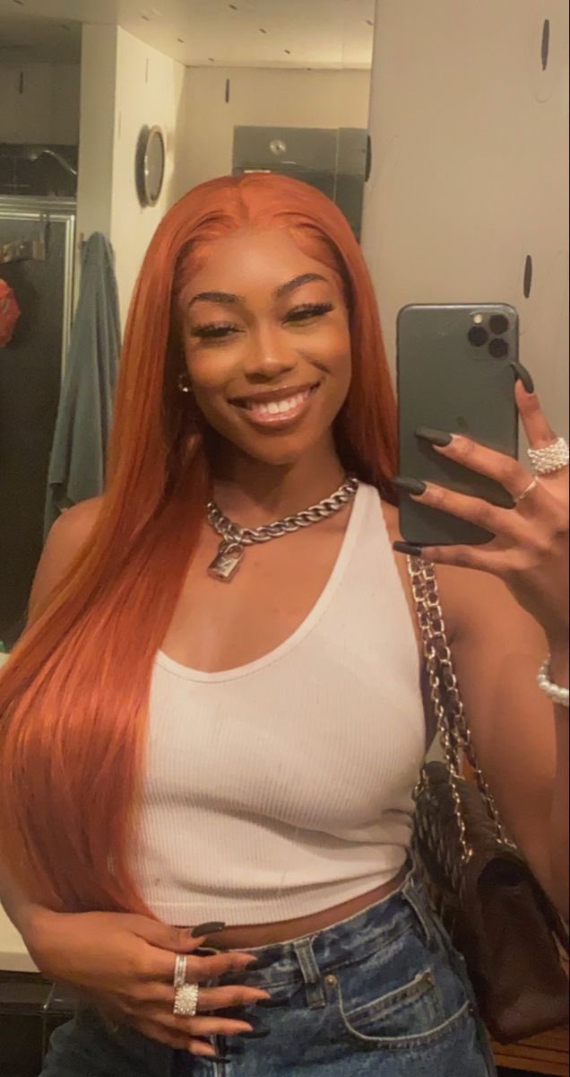 Category: Black Girls + Ginger/Orange Hair 