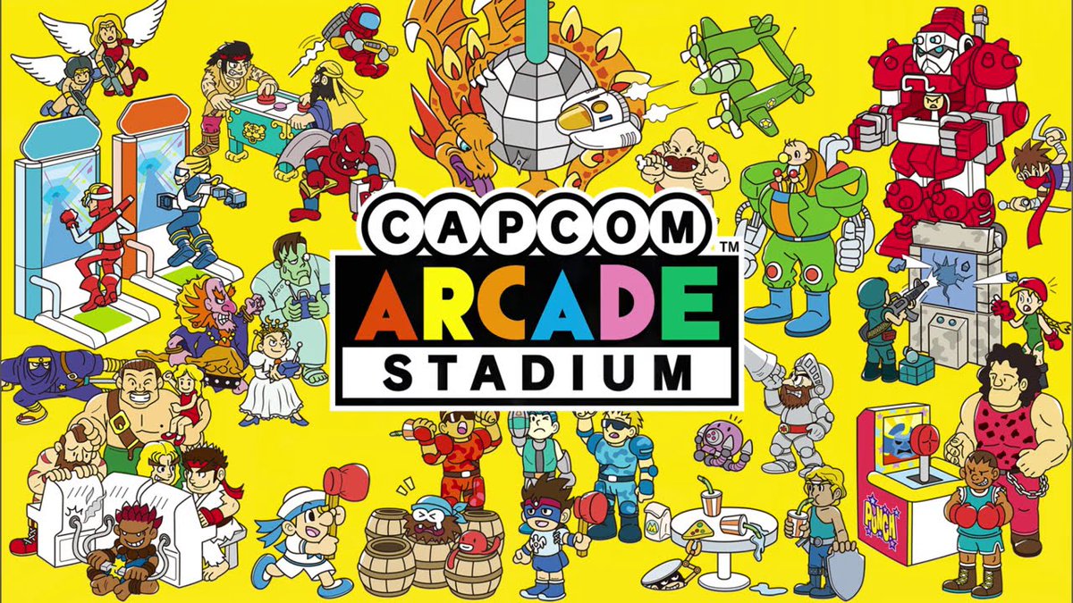 Capcom Arcade Stadium launches later today on the Switch.  #NintendoDirect