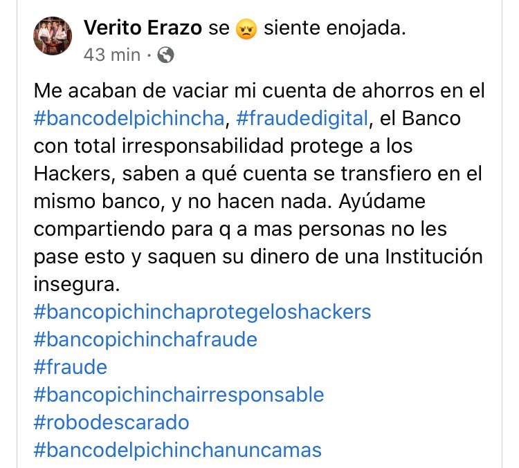 ana1alvarado's tweet photo. ¿Qué onda @BancoPichincha ? https://t.co/ZhrznjTqDl