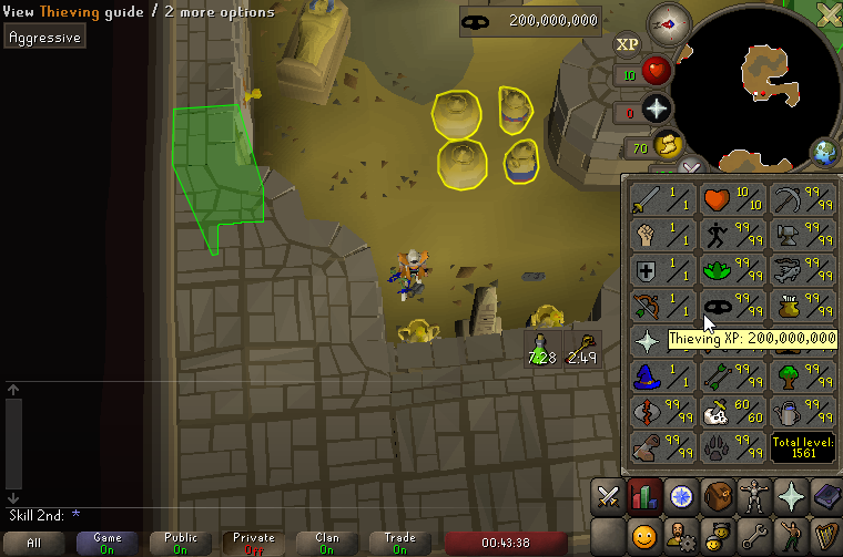 Skill2nd's tweet photo. 200m Thieving https://t.co/wcfkab08k7