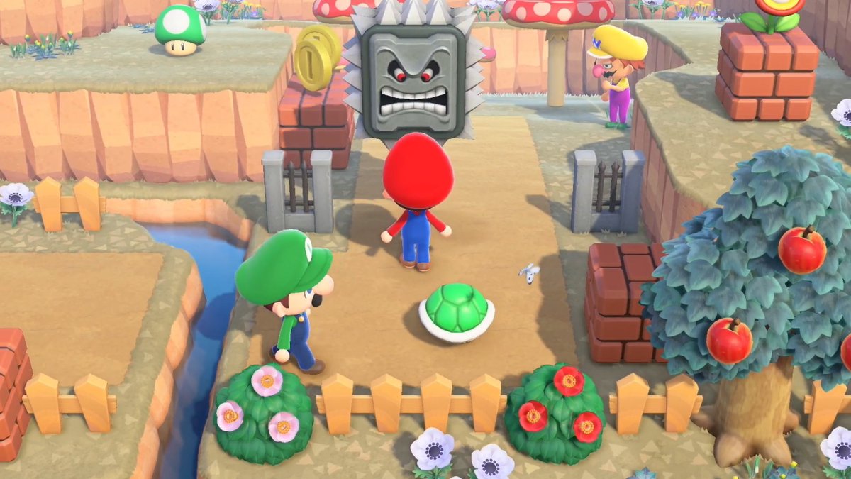 Super Mario themed items coming to Animal Crossing
