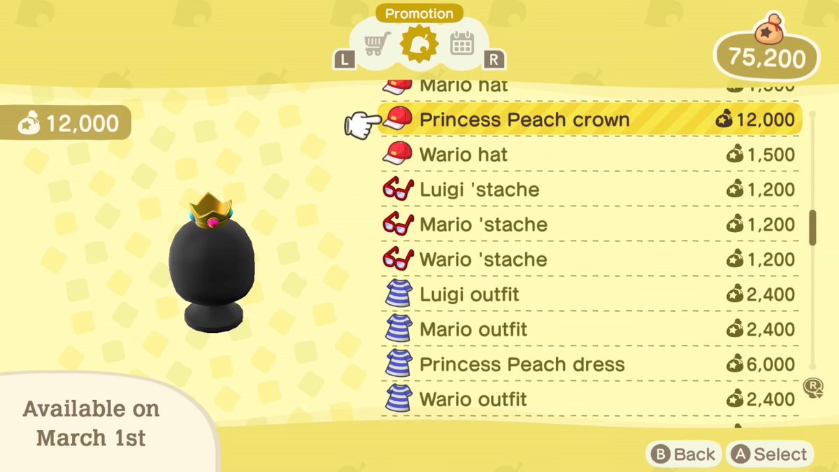 Update out Feb 25th. Items available March 1st