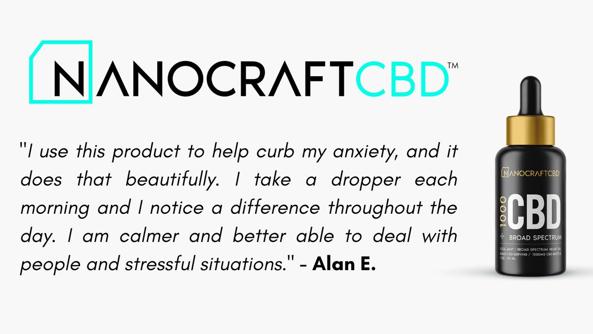 This bottle of golden goodness not only looks good but packs the ultimate punch of CBD. Check out some testimonials from our happy customers here: nanocraftcbd.com/products/1000m…