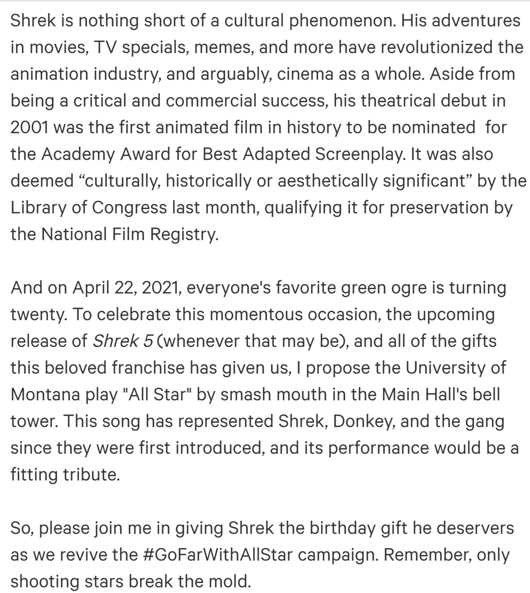 RenegadeRowan's tweet photo. . @jacksfilms this petition i just got in my school email looks like something you wrote #GoFarWithAllStar https://t.co/CKkPjyZIxR