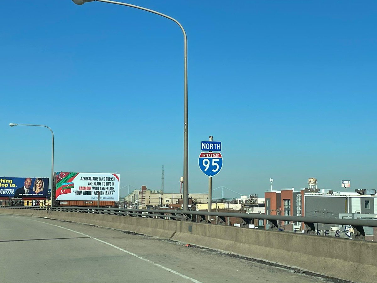 ourtasc's tweet photo. Oppose Armenian efforts to censor this billboard of peace. Protect free speech. Give peace a chance👇

Please Call 888 308 5060 &amp; 610 779 9421

📌 Protect Free Speech
📌 Protect Peace
📌 Protect MUSIAD Message https://t.co/uP98BsMssf