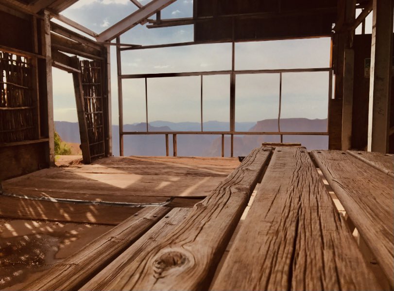 SaraJaneMartin's tweet photo. @hitRECordJoe @NatlParkService @NationalParkFdn From an abandoned building overlooking the Grand Canyon https://t.co/GEpnLkr7A2