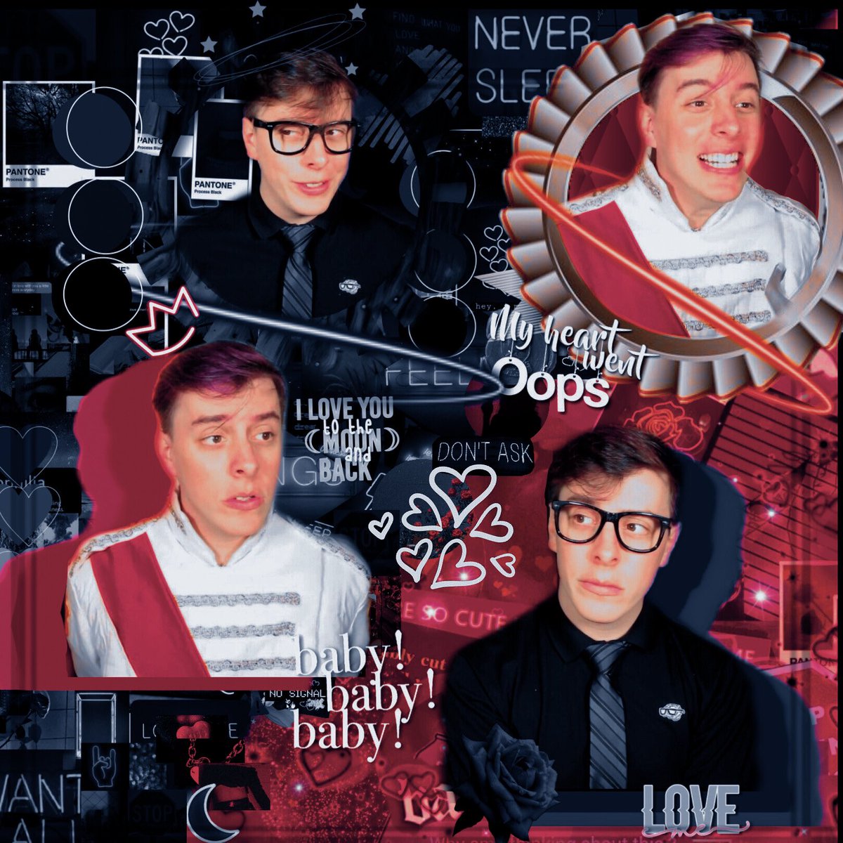 Lyssini's tweet photo. Itβs been a while since I made an edit! So I made one of my 2 favorite sides, Roman and Logan!
I miss them so much (hope to see them Friday perhaps?π)
#sanderssides #SandersSidesedit
@ThomasSanders https://t.co/n64Jd8RELm