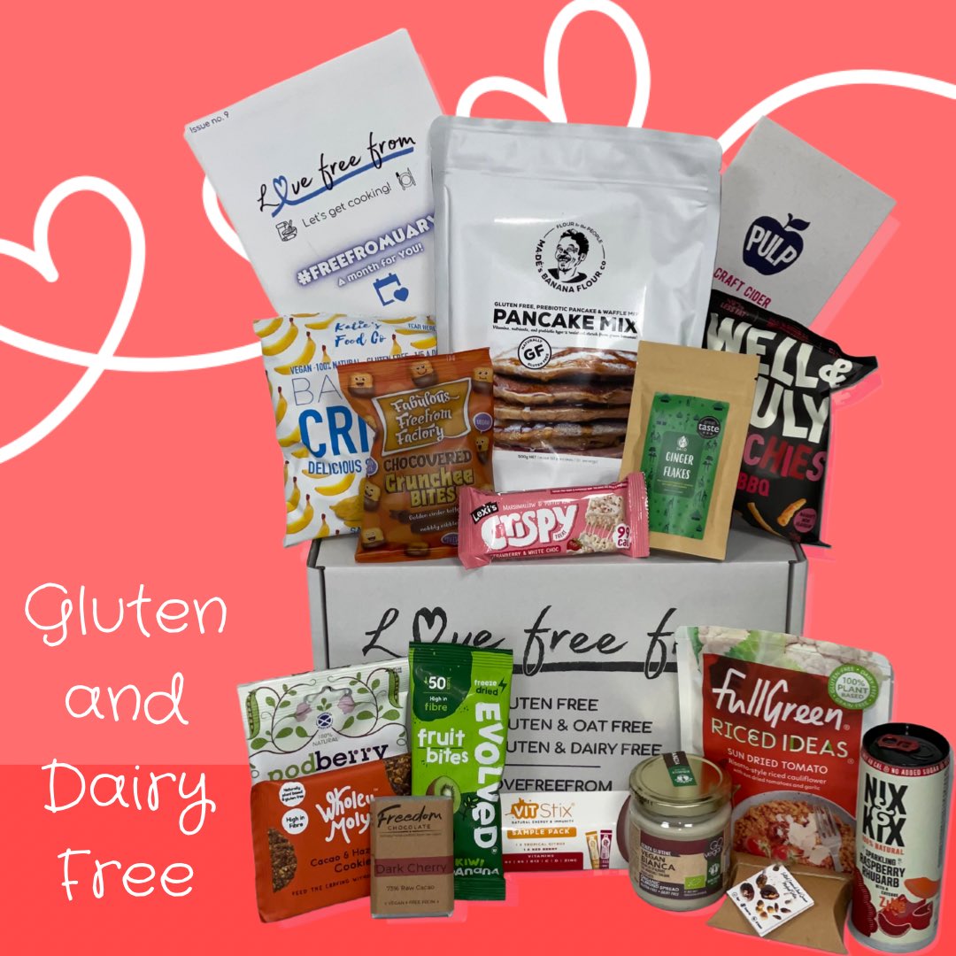LoveFreefrom's tweet photo. February’s boxes had us falling in love 🥰 
So many amazing brands this month 🤩 #glutenfree #coeliacuk https://t.co/ZIbhYlCPfl
