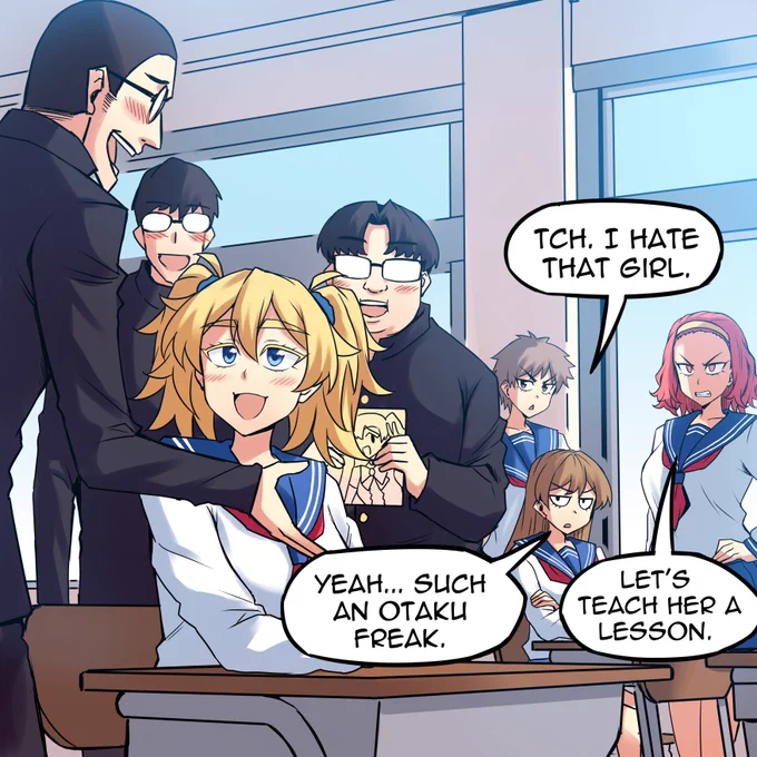 The American Weeb Exchange Student Gets Bullied! 