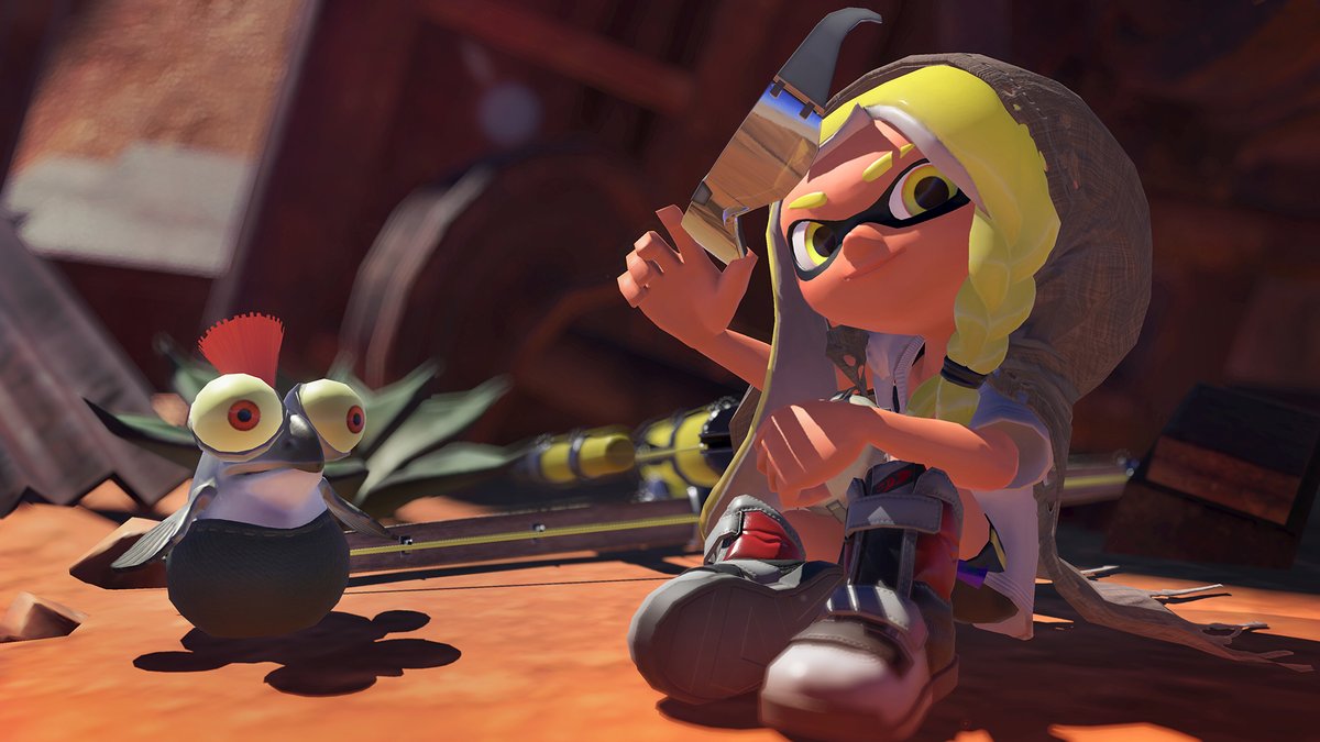 Splatoon スプラトゥーン 公開された記録映像の内容を解説していこう 頭部から生えている触腕を髪の毛のようにアレンジするイカたちだが ハイカラスクエアでは見かけなかった新たな髪型と思しきものが複数発見された このイカ はミツアミのような髪型