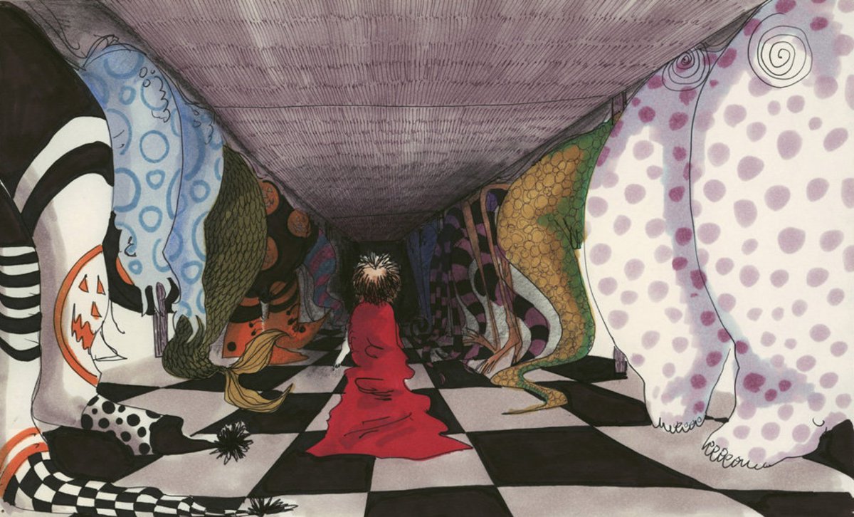 hitRECordJoe's tweet photo. Some of Tim Burton's incredible artwork <3 https://t.co/hc62bVAs6L
