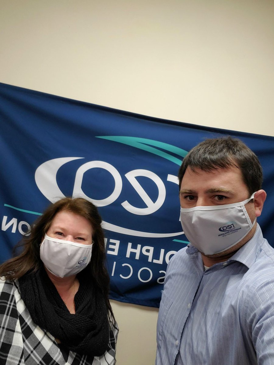 A big thank you to REA President Sandy Kessell and negotiations chair Ryan Casey.