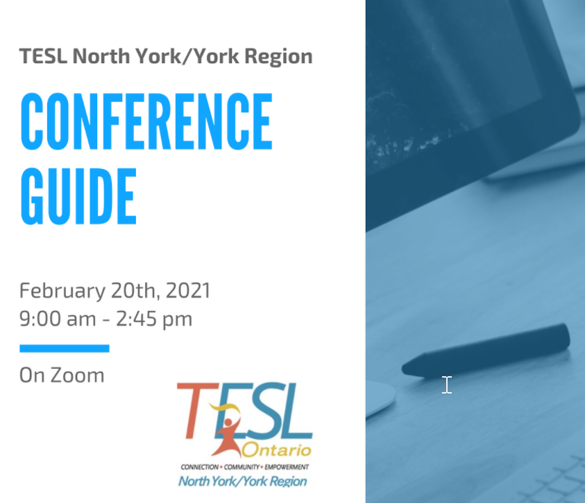 JenArtan's tweet photo. @TESLOntario TESL North York/York Region is having its conference THIS Saturday.  Register here: https://t.co/xUaIA63Z3U Grab a hot chocolate and network as we debrief the past year's online learning and highlight the challenges and success stories.  See you there! @faithmarcel https://t.co/1bc5LzfMap