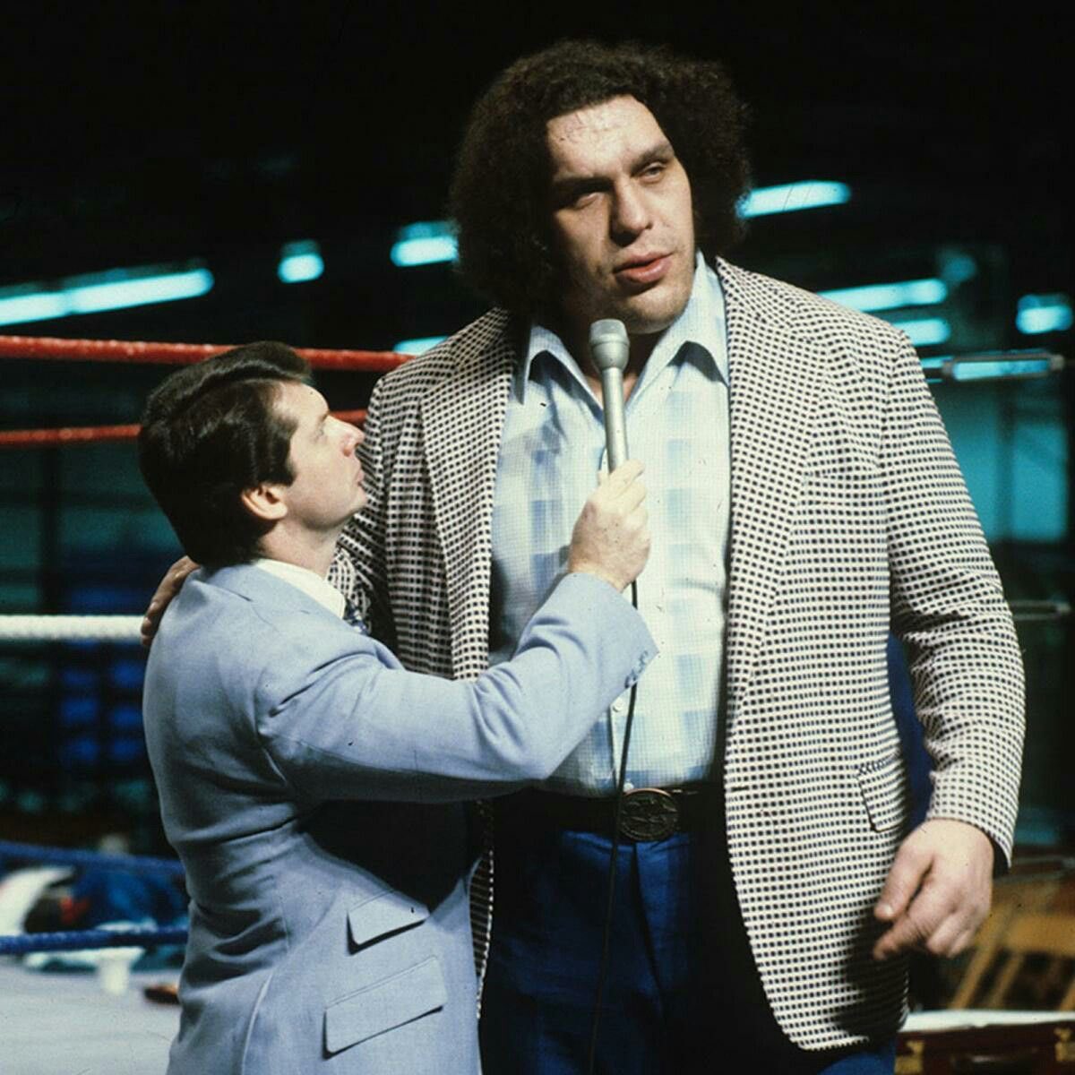 ProjectWWFcom's tweet image. Friday will see the final part of the ‘Origins of the WWF’ series published at ProjectWWF.com

This week, we discuss in great detail a lot of stars of the 1970s including these two gentlemen.

#vincemcmahon #andrethegiant #brunosammartino #patpatterson #pedromorales