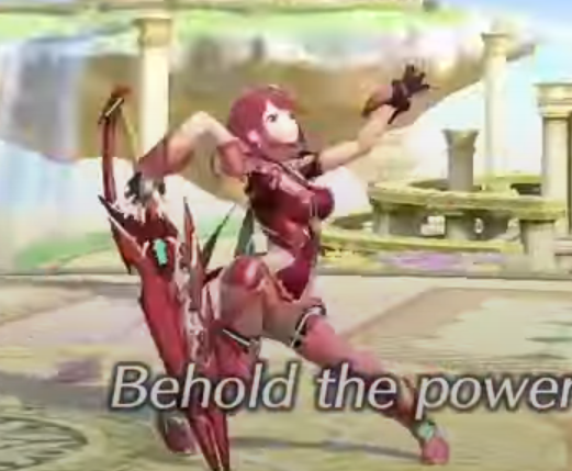 FireThePyro's tweet image. What the fuck is this pose on pyra&apos;s up tilt