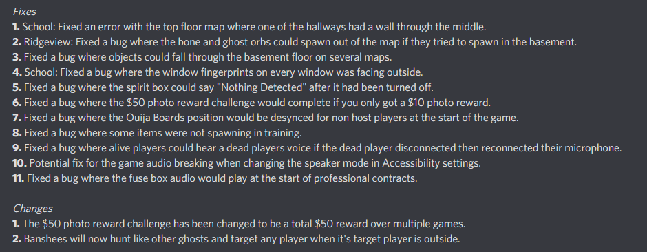 Phasmophobia tweet media