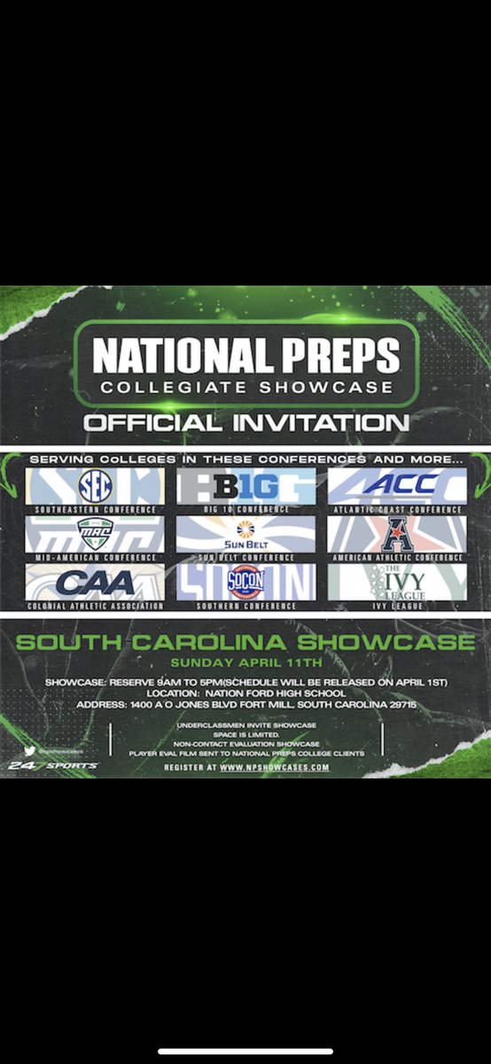 Thankful to be invited to the National Preps showcase <a href="/CoachReedC/">Christian Reed</a> <a href="/NPCoachJeff/">Jeff@nationalpreps.com</a>