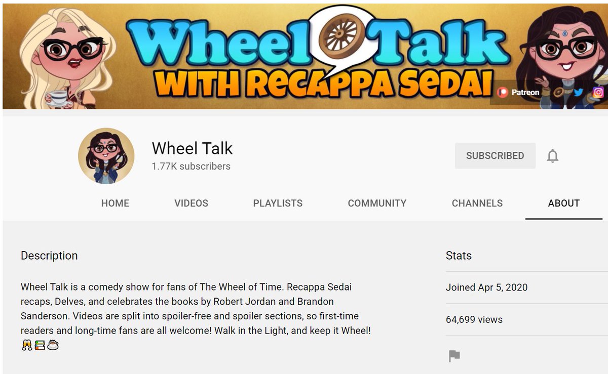 Wheel Talk with Recappa Sedai @RecappaSedai See Descriptions in pictures below (Alt text included)Youtube:  https://www.youtube.com/c/wheeltalk&nbsp;Discord:  https://discord.com/invite/VEGhJQ3&nbsp;Patreon:  https://www.patreon.com/recappa&nbsp;
