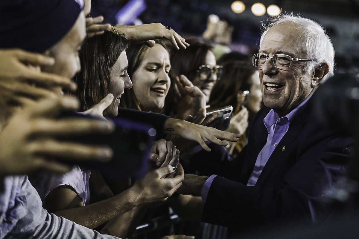 As the rally came to an end,  @BernieSanders & all the incredible vols, surrogates, & performers looked up at me as I counted down “3!... 2!... 1!... NOT ME US” for the largest vol clicks of the 2020 campaign! Tacoma, you really showed us the love. Until next time,  #NotMeUS! 13/