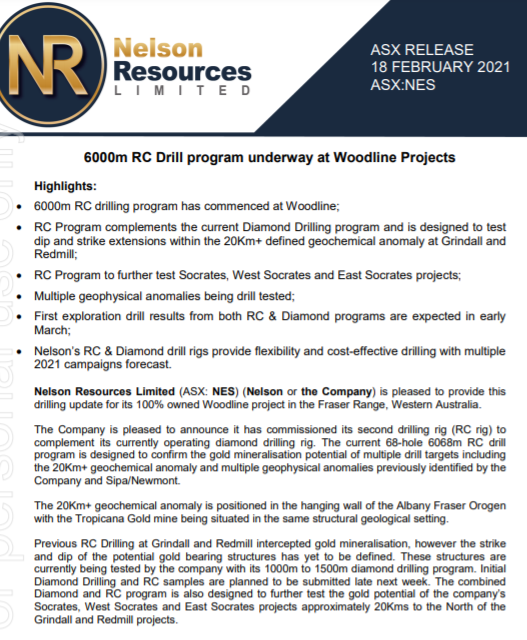 Nelson Resources tweet media