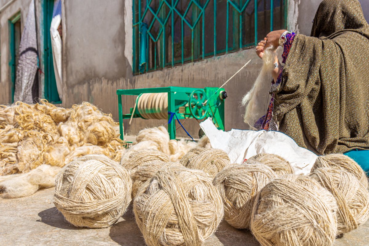 WESSPk's tweet photo. #GIZPakistan is investing in skill trainings that will lead to stabilizing livelihoods. One such activity is mechanized wool-spinning to support both #AfghanRefugee & host community women
#UrbanCohesionHub #Quetta https://t.co/evGkFsh82d