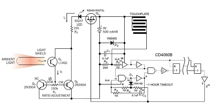 EDNcom's tweet photo. This circuit for an #optical reflex sight adds an automatic #power-off feature #DesignIdeas #DIWednesday #CircuitDesign
https://t.co/uS83IrjJWx https://t.co/SULsgQx37b