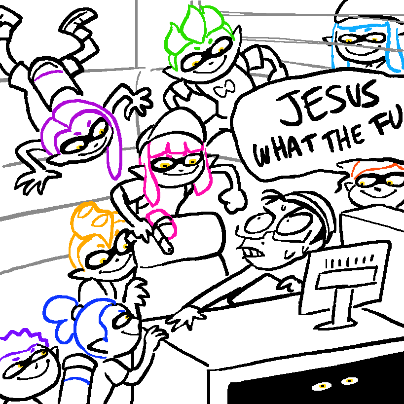 Browsing Twitter as someone who's never played a Splatoon game 