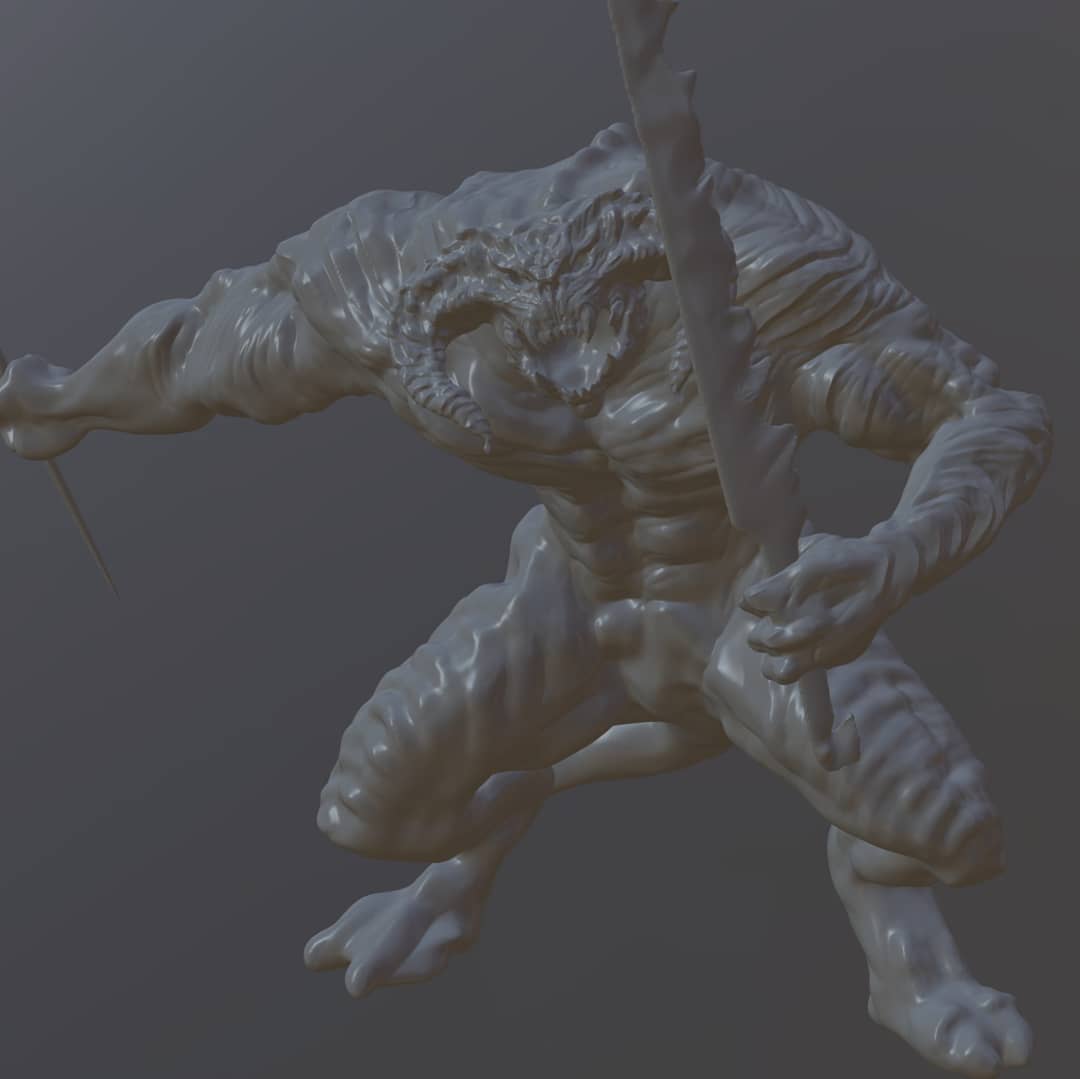 JacobMiltSmith's tweet photo. Here's some further work on my Balrog sculpture in the @nomadsculpt app! I'm having a pretty good time!

#nomadsculpt #sculpture #3dsculpting #art #artoftheday #artwork #traditionalart #artist #utahartist #lotr #lordoftherings #balrog #balrogofmorgoth #wip https://t.co/NEy3L2XaAN