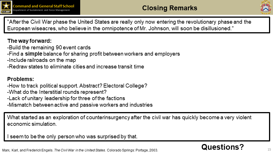 There's plenty more to talk about, including rail roads as lines of control, Unrest, Republican Radicalization, and just who exactly the Carpetbagger faction is meant to represent. Hopefully this was able to answer some of your questions, and maybe spark some new ones!
