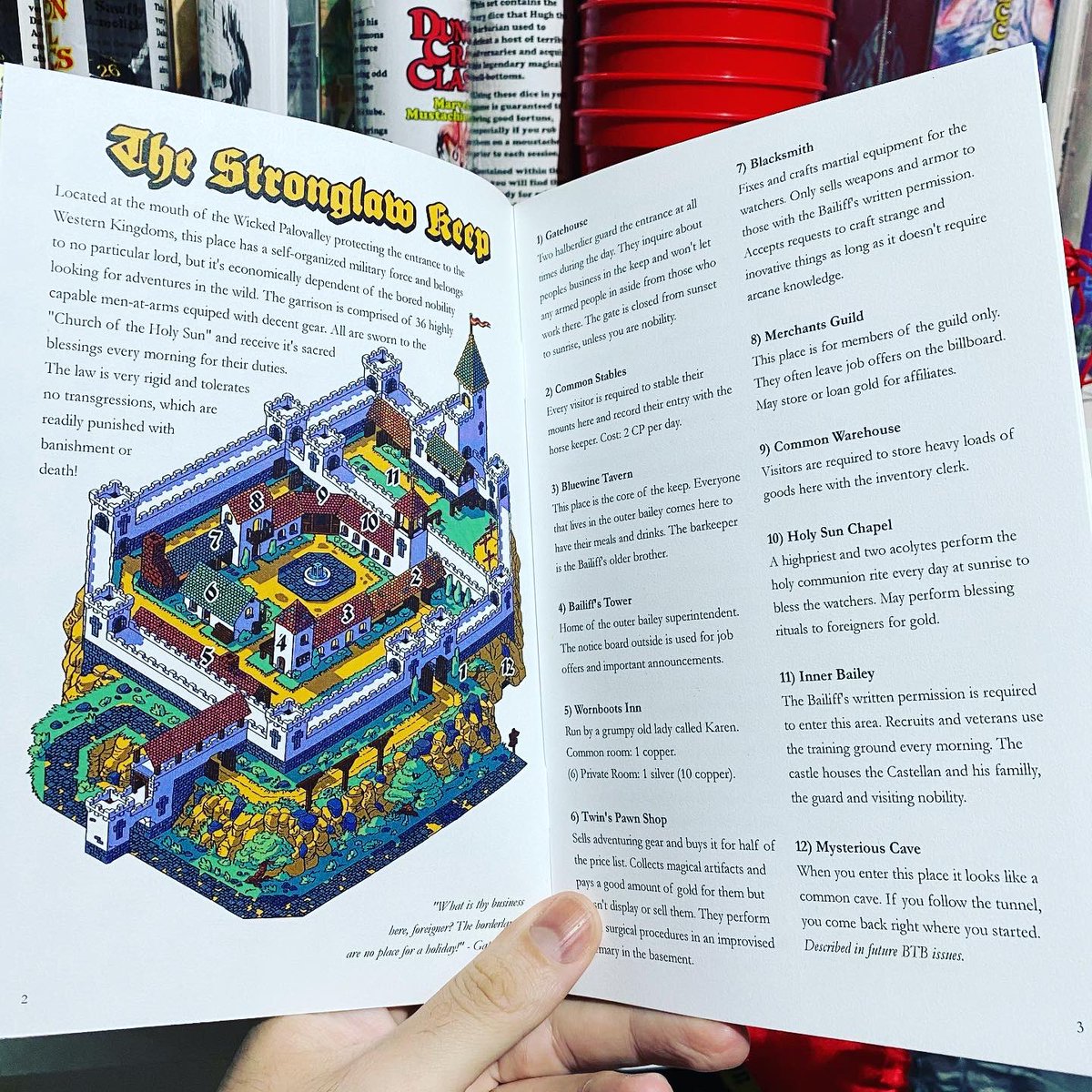 diogo_oldskull's tweet photo. #BeyondTheBorderlands is an amazing reinterpretation of #KeepOnTheBorderlands by @gnarledmonster published by #SwordfishIslands! This is such a great #Zine! Looking forward to the next issues! https://t.co/JYQtxgwr5I