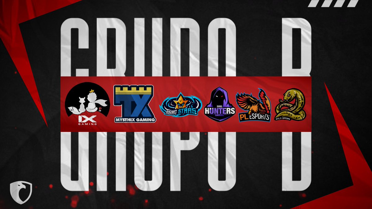 Liga Mexicana BS 🇲🇽 (@ligamexicanabs) on Twitter photo 🔴 | 𝗚𝗥𝗨𝗣𝗢 𝗕
• <a href="/IXgaming_/">IX Gaming™</a>
• <a href="/mysthixgaming/">Mysthix Gaming #QuédateEnCasa</a>
• <a href="/RisingStars_GG/">Rising Stars</a>
• <a href="/SLHGaming_GG/">Soul Hunters Gaming</a>
• <a href="/PLEsportsNA/">PL Esports</a>
• <a href="/GoldVipers_CRC/">Gold Vipers</a>
#OrgulloMexicano 🇲🇽 🔴 | 𝗚𝗥𝗨𝗣𝗢 𝗕
• <a href="/IXgaming_/">IX Gaming™</a>
• <a href="/mysthixgaming/">Mysthix Gaming #QuédateEnCasa</a>
• <a href="/RisingStars_GG/">Rising Stars</a>
• <a href="/SLHGaming_GG/">Soul Hunters Gaming</a>
• <a href="/PLEsportsNA/">PL Esports</a>
• <a href="/GoldVipers_CRC/">Gold Vipers</a>
#OrgulloMexicano 🇲🇽