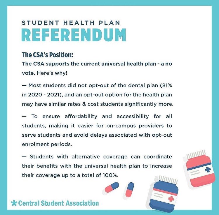 Not sure how to vote on the Health Plan Referendum? Here’s our stance! Ballot is in your gryphmail!