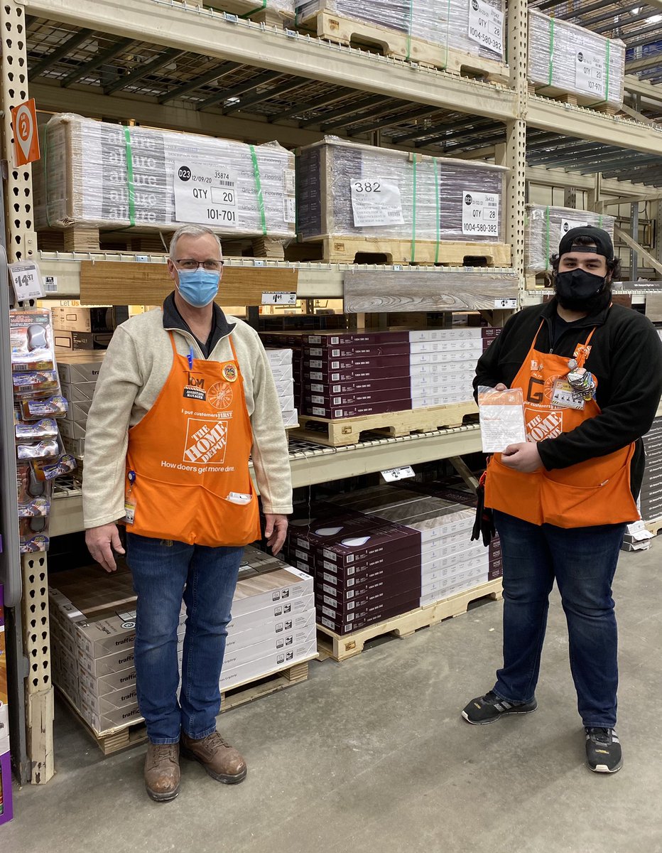 Vinyl plank here, some vinyl plank there and 974 sees positive  $$ comps everywhere!! Thanks Giovanni for knocking this project out of the park! #vinylplank #creativemerchandising #monstercomps <a href="/StanleyGaskill/">Stanley Gaskill</a> <a href="/TraceyWentz0974/">Tracey W THD</a> <a href="/wilkie_cindy/">Cindy Wilkie</a> <a href="/amyb2713/">Amy Beckett</a>