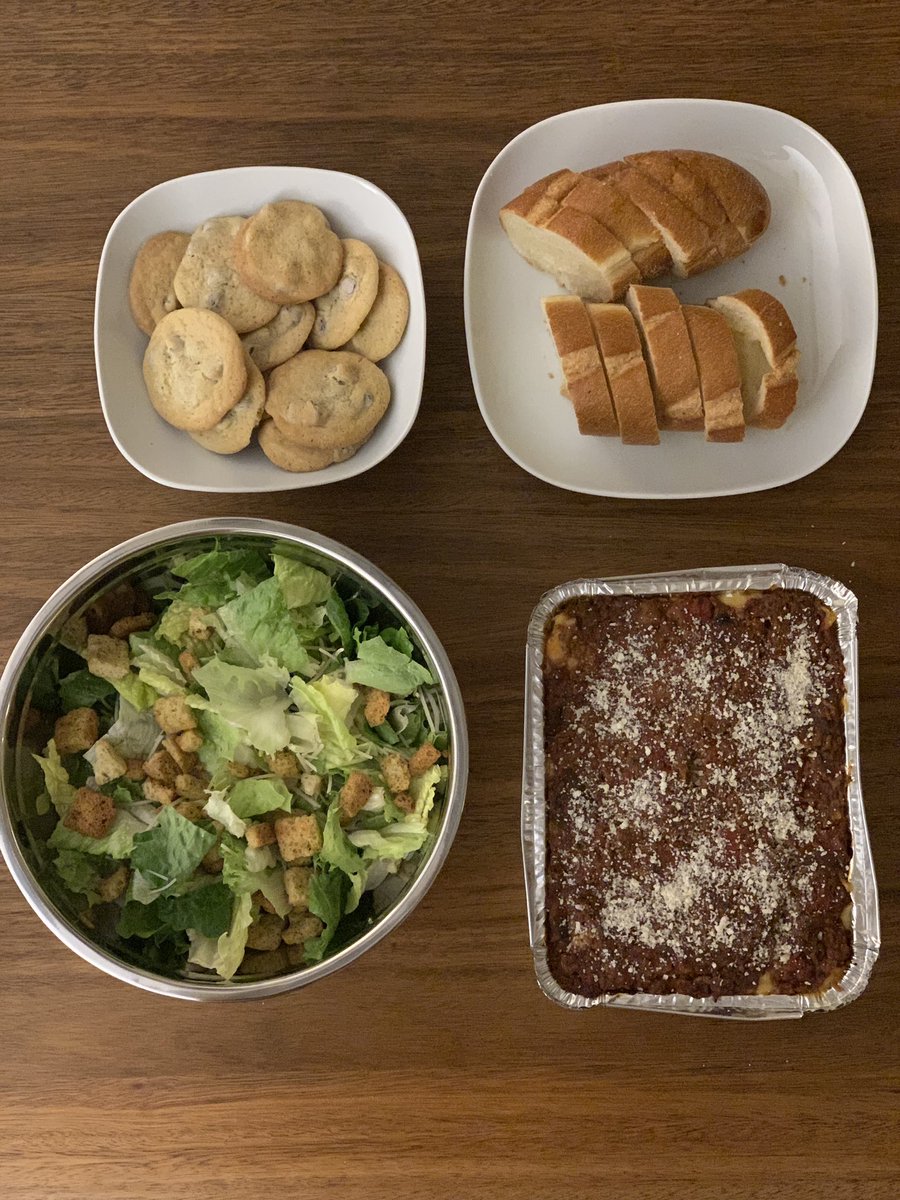 beyond thankful for our lasagna mama, sidney (who had three kids go through WBMS), from Lasagna Love—what a treat to have dinner taken care of #tiredteachers ❤️❤️

<a href="/JennaAllenson/">Jenna (Allenson) Silverman</a>