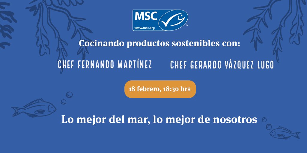 MSCenLA's tweet image. El día de mañana estaremos cocinando con dos grandes chefs sardina, langosta roja y atún en el @RestMigrante. Estos productos son mexicanos y certificados como sostenibles bajo nuestro estándar. ¡Disfrutemos de ellos!

#LoMejorDelMarLoMejorDeNosotros #MarineStewardshipCouncil