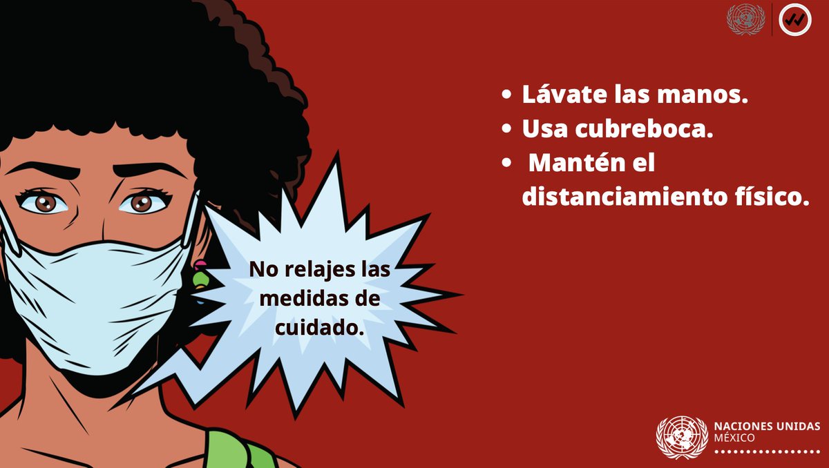 AcnurMexico's tweet photo. #LaPandemiaSigue
Recuerda que no podemos bajar la guardia No te confíes. 
#QuedateEnCasaYa https://t.co/9htSSSpEMC