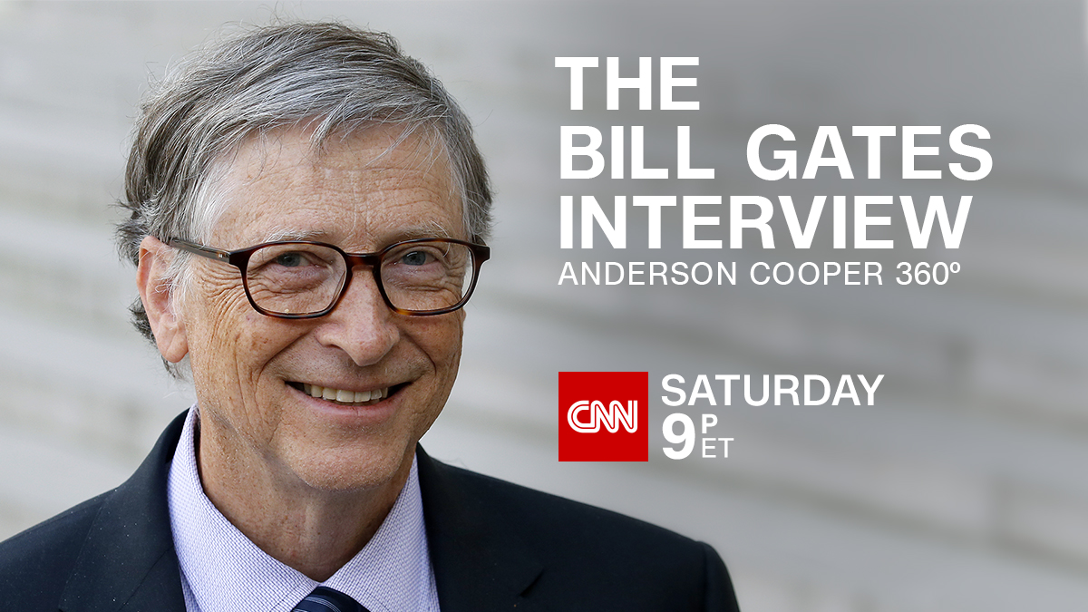 Beyond the pandemic, what do you see as the next big threat to human existence? Bill Gates shares his take with Anderson Cooper. The Bill Gates Interview airs Saturday at 9 p.m. ET
