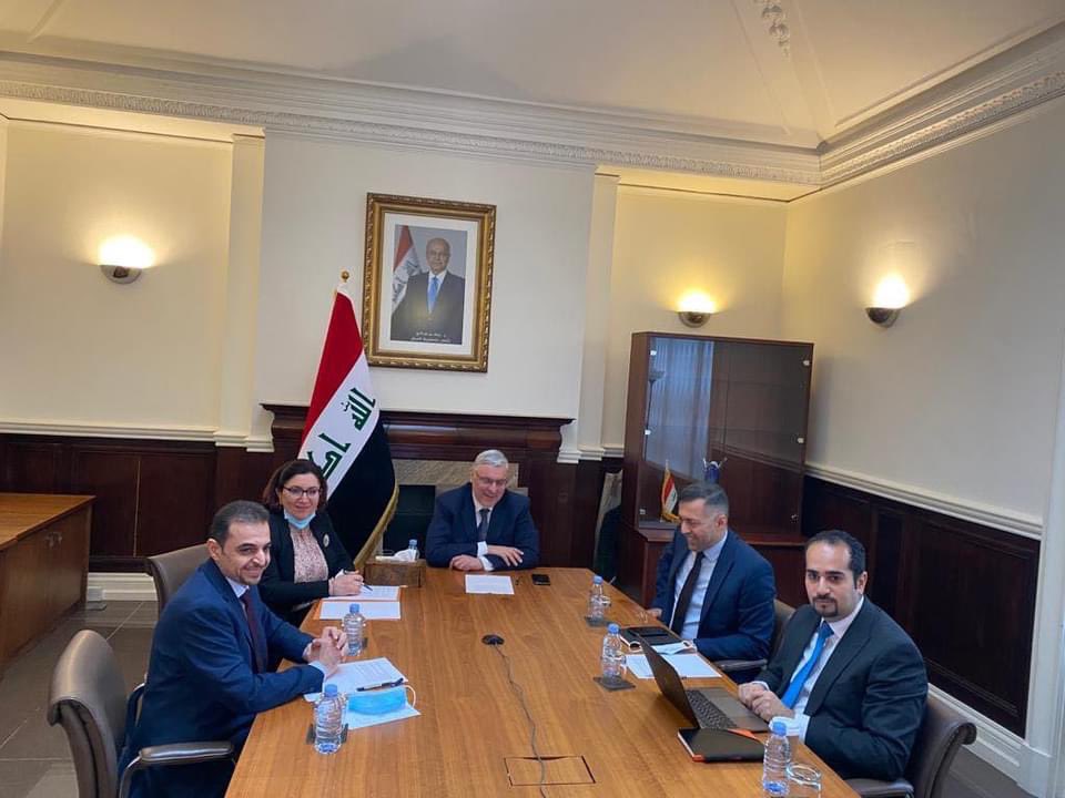 It was a pleasure to meet the new Iraq Team @FCDOArabic @FCDOGovUK. Looking forward to working with the new team to increase bilateral cooperation in security, health, economy and capacity building between 🇮🇶 🇬🇧 #iraq #Brexit #uk @IraqiEmbassy_UK