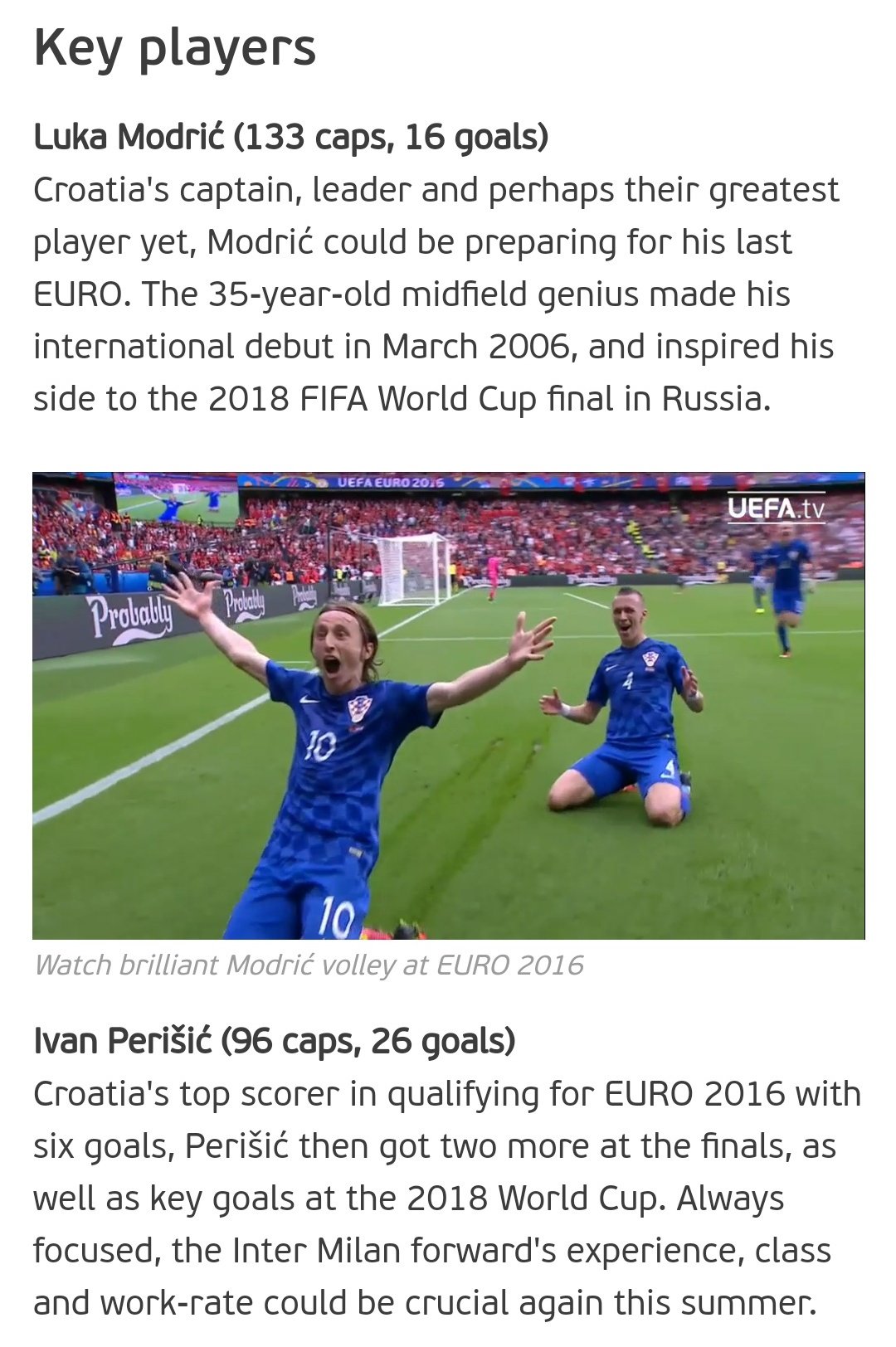 Uzivatel Usari 02 Na Twitteru Euroに向けuefaがクロアチアの特集 モドリッチやペリシッチのeuroでのゴールやeuro2020予選のヴァトレニのゴールも見れる キープレーヤーはモドリッチとペリシッチ Euroではマンジュキッチとシュケルが3ゴール クラスニッチ Uzivatel Usari 02 Na Twitteru Euroに向けuefaがクロアチアの特集 モドリッチやペリシッチのeuroでのゴールやeuro2020予選のヴァトレニのゴールも見れる キープレーヤーはモドリッチとペリシッチ Euroではマンジュキッチとシュケルが3ゴール クラスニッチ
