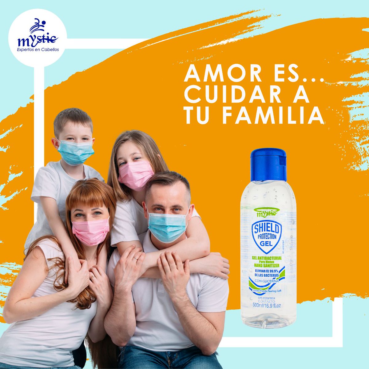 Expresamos el amor de diferentes formas, una de las más especiales es cuidando de los  nuestros 👨‍👩‍👦❤.

Mantén a tu familia libre de gérmenes con nuestro GEL ANTIBACTERIAL SHIELD PROTECTION.

Elimina el 99  % de las bacterias.

#Mystic #Covid #Petare #Flexible #Disney