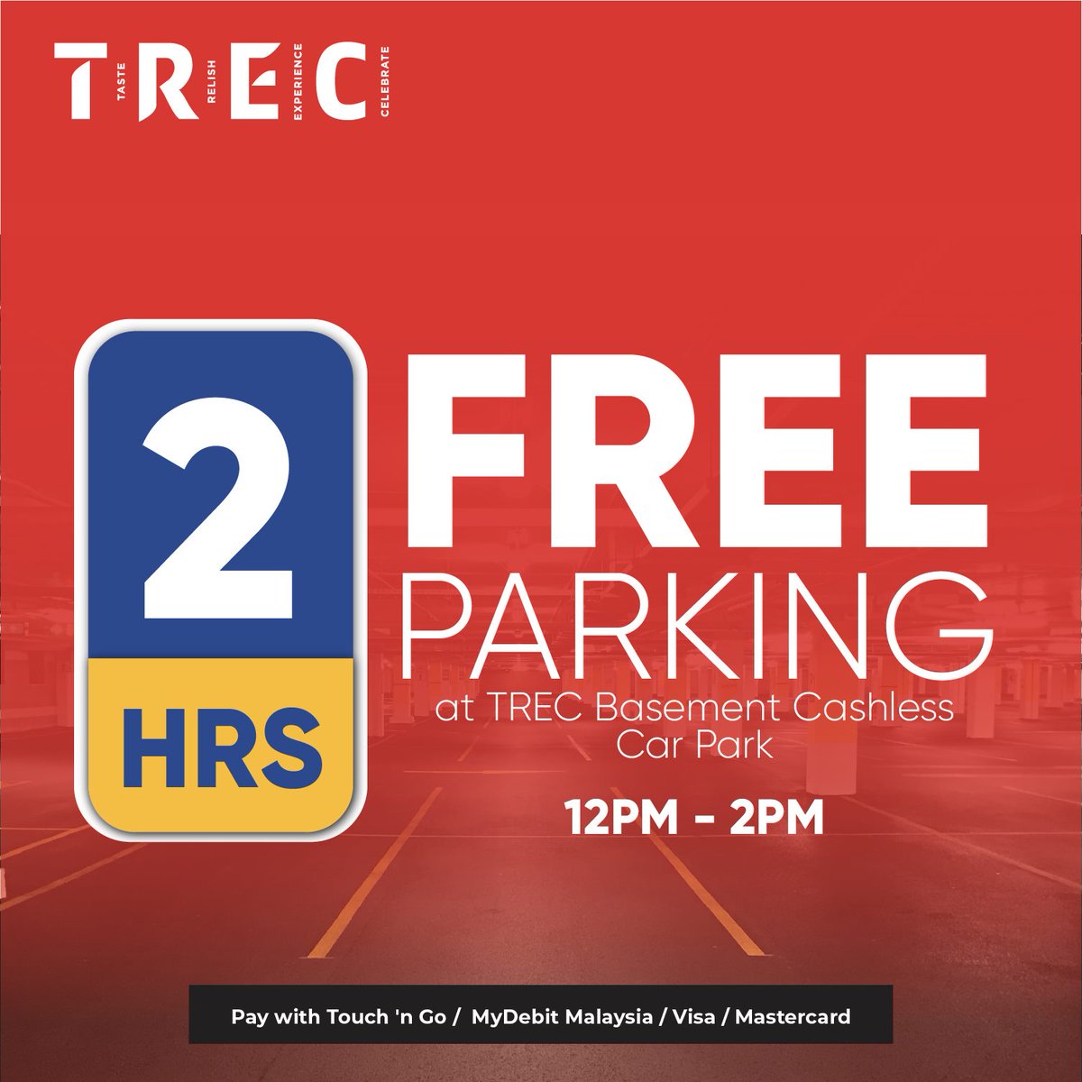 Don't worry about parking!
#treckl #KualaLumpur