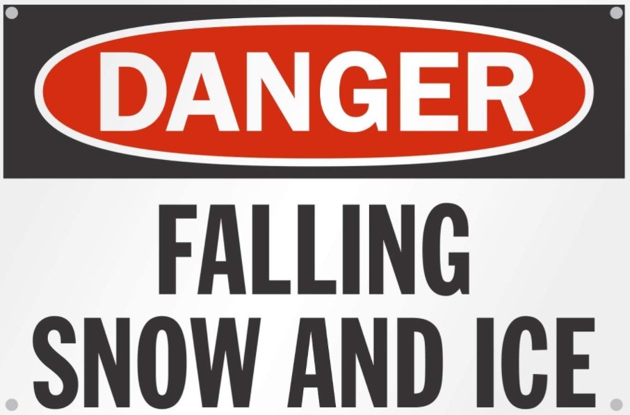 NWSFortWorth's tweet photo. As temperatures continue to slowly climb over the next couple of days, ice and snow accumulated on roofs, trees, and towers will melt and fall. Be extra careful under roof edges, awnings, trees, and guy wires. #txwx #dfwwx #ctxwx https://t.co/P5Oqra2RMy